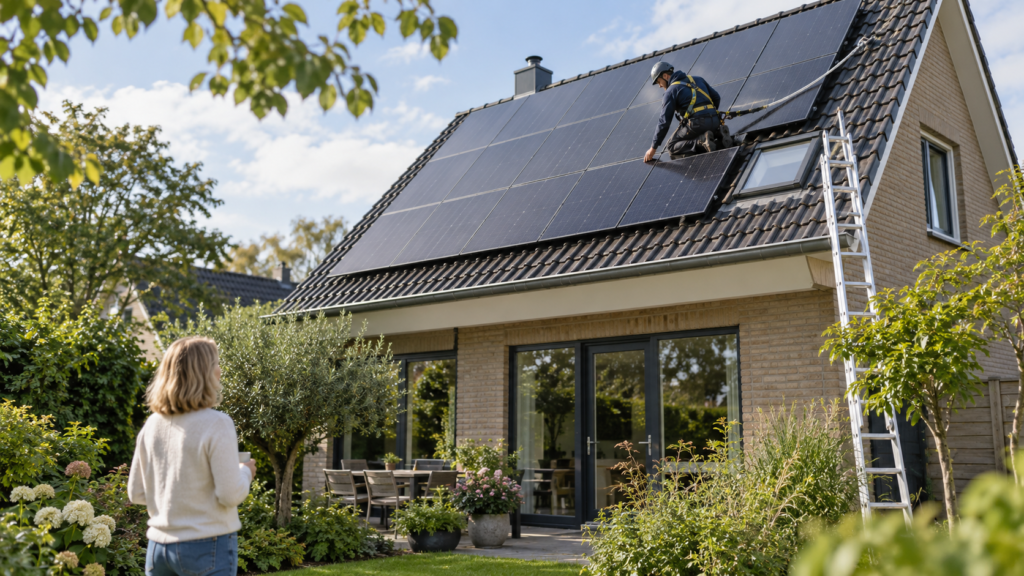 Hoe lang gaan zonnepanelen mee op het dak van een Nederlandse woning